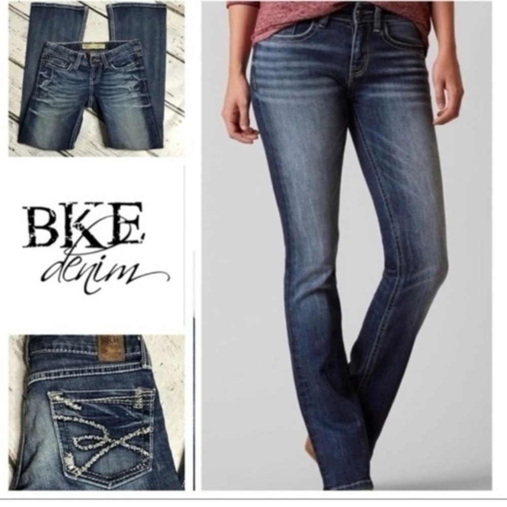 BKE Denim Madison boot cut stretch with pockets and sass jeans 29